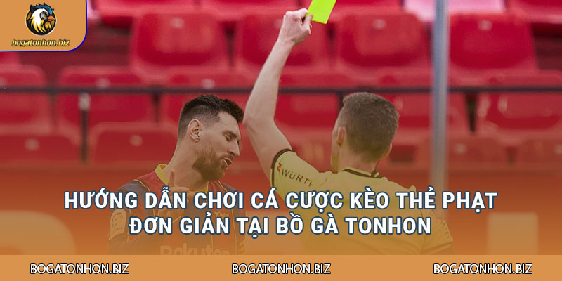 Hướng dẫn chơi cá cược Kèo thẻ phạt đơn giản tại Bồ gà Tonhon
