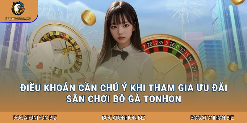 Điều khoản cần chú ý khi tham gia ưu đãi sân chơi Bồ gà Tonhon